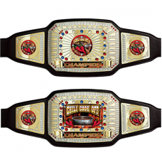 Championship Belt - Gold "Chili Cook off" Belt